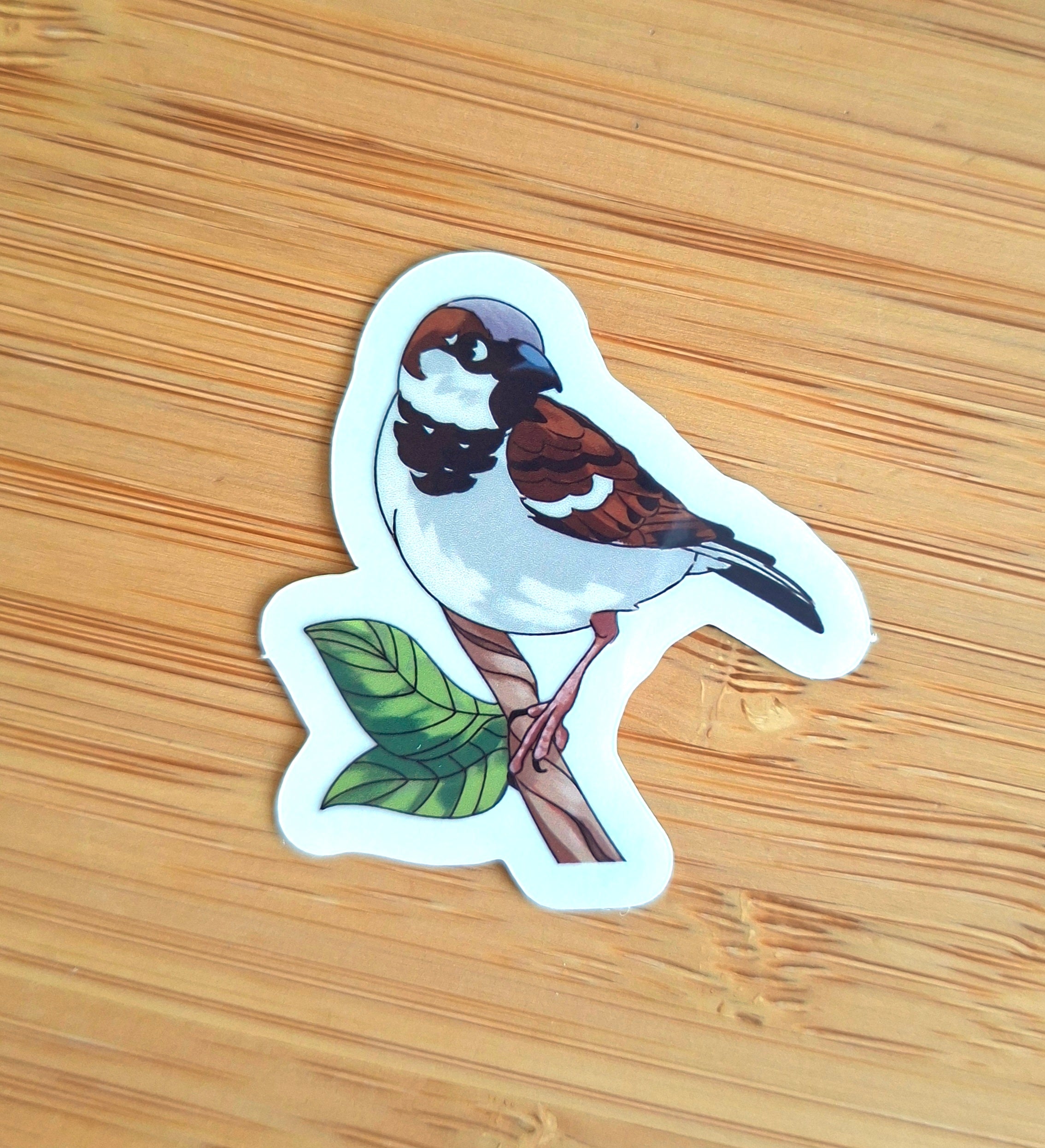 Huismus transparante sticker
