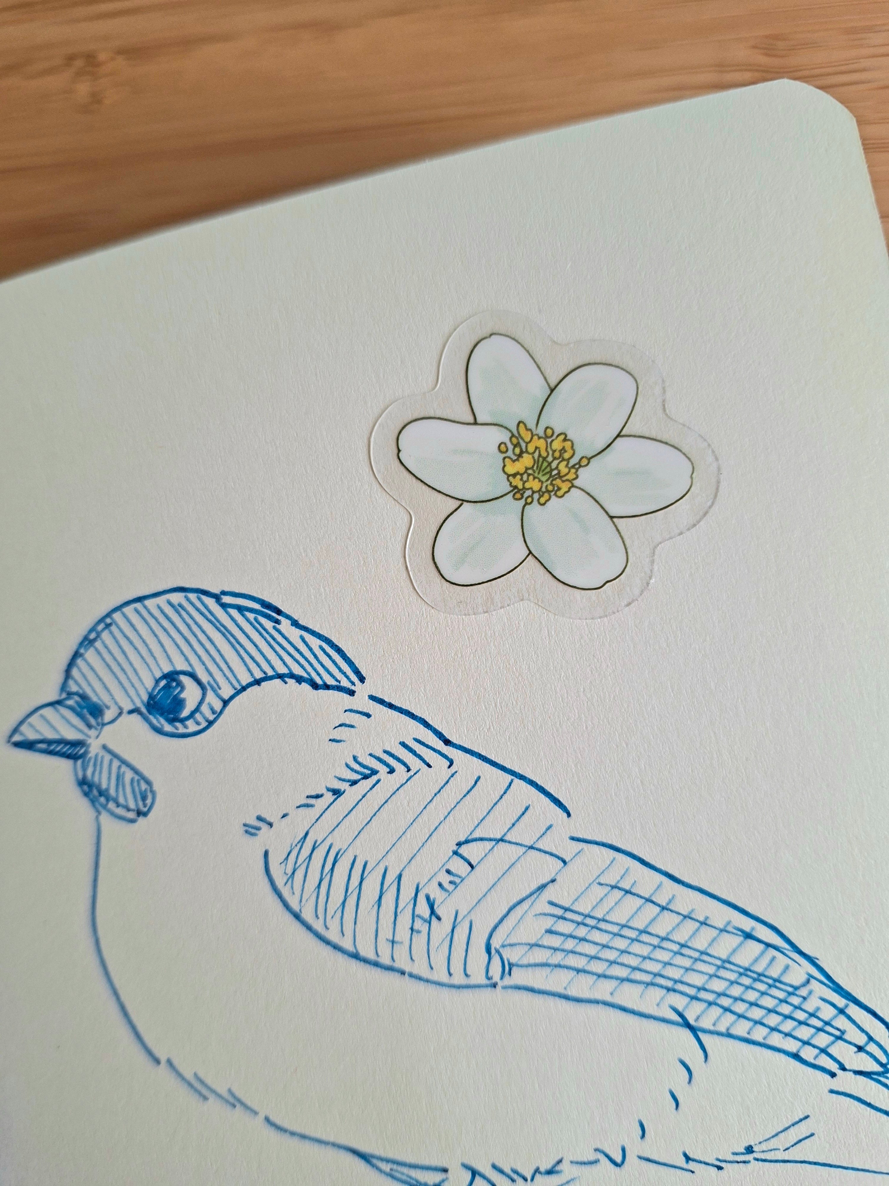 Stickervel Lente